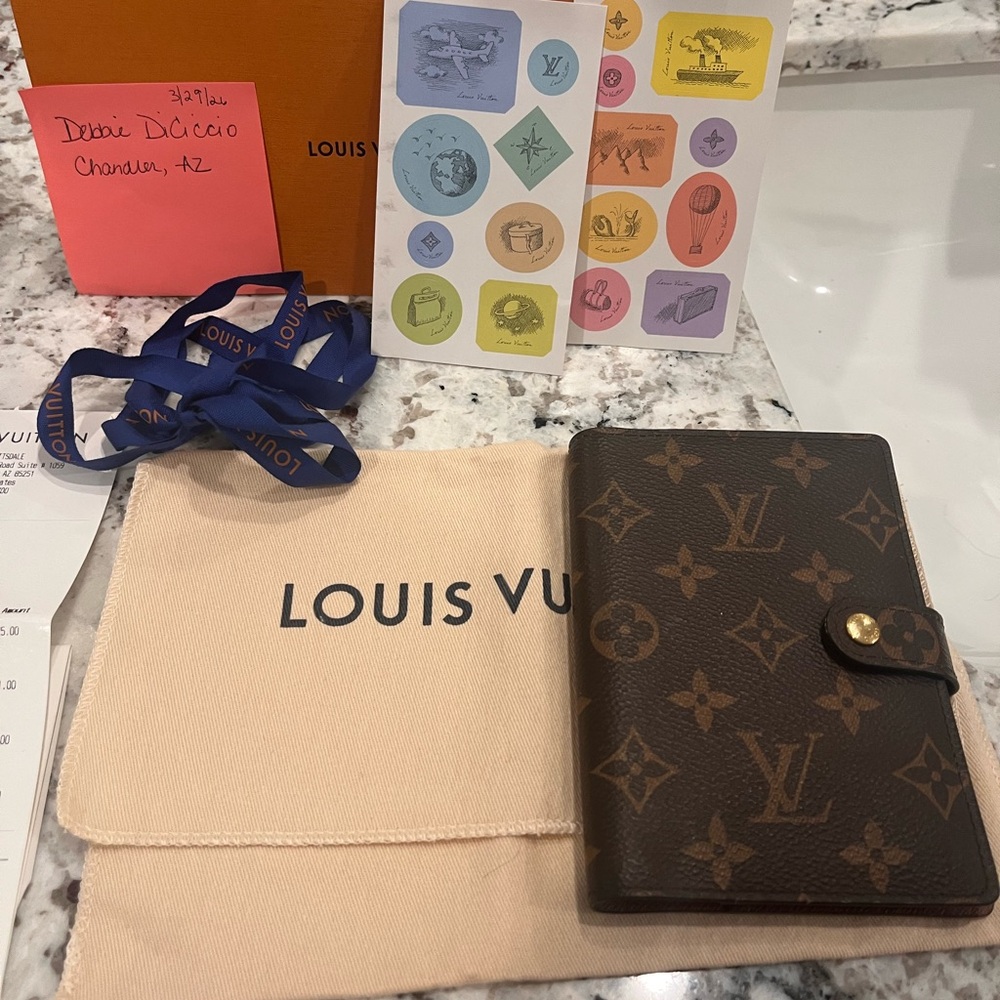 Louis Vuitton PM Monogram Canvas Small Agenda Cover